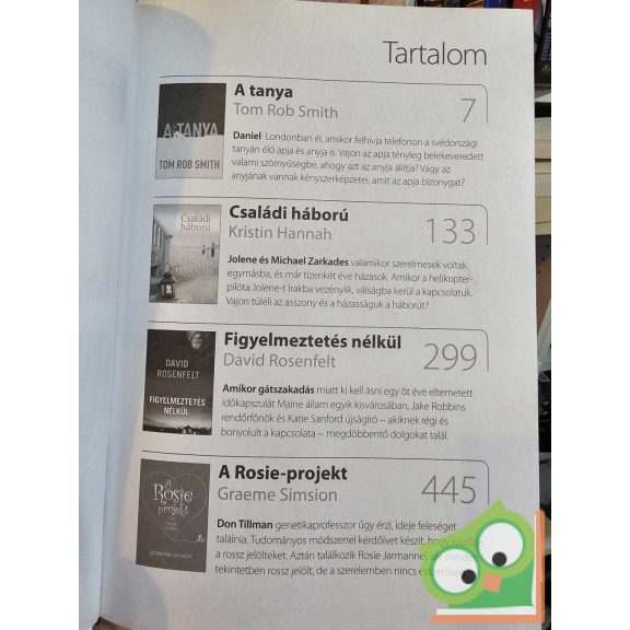 Smith - Hannah - Rosenfelt - Simsion (Readers Digest válogatás) 2015/06