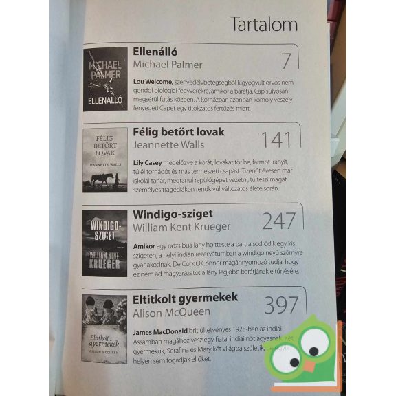 Palmer - Walls - Kent Krueger - McQueen (Readers Digest válogatás) 2017/01