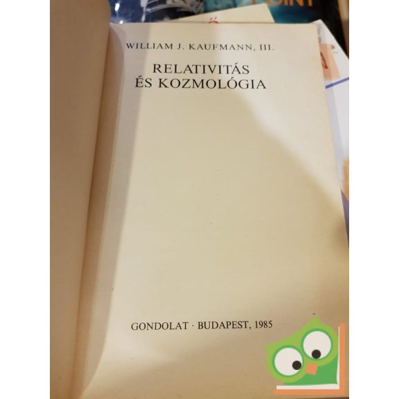 William J. Kaufmann, III.: Relativitás és kozmológia