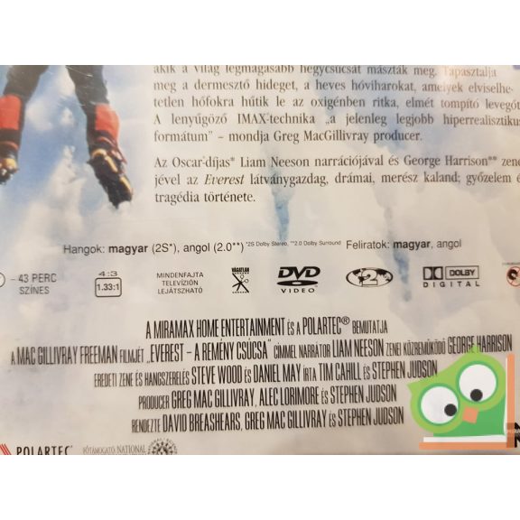 Everest A remény csúcsa (DVD)