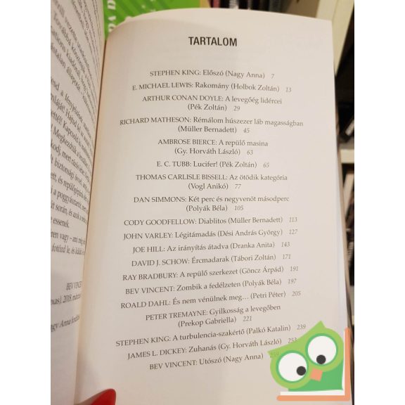 Stephen King (szerk.) - Bev Vincent (szerk.): Rettegés a felhők felett