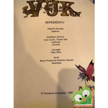 Rigó Béla: Vuk képeskönyv