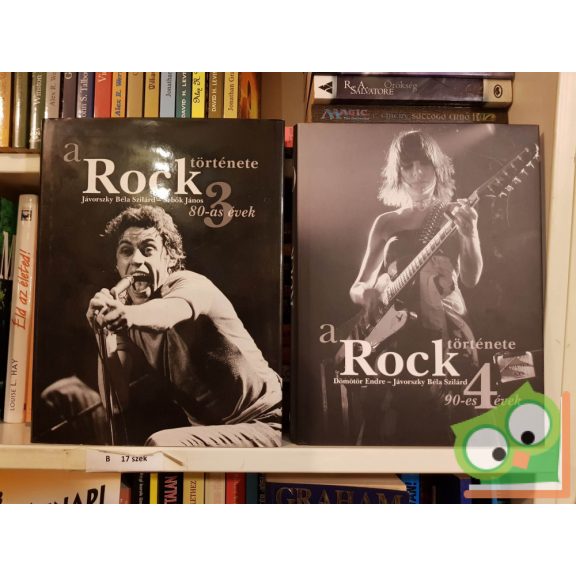 Jávorszky Béla Szilárd - Sebők János: A Rock története (négy kötet együtt) (ritka)