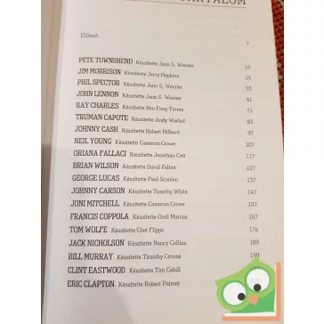   Jann S. Wenner (szerk.), John Levy (szerk.): Rolling Stone - Interjúk ( Jann S.  Wenner előszavával)