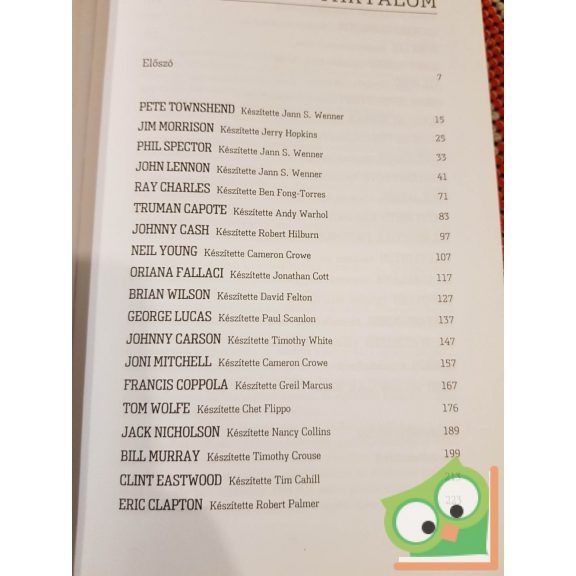 Jann S. Wenner (szerk.), John Levy (szerk.): Rolling Stone - Interjúk ( Jann S.  Wenner előszavával)