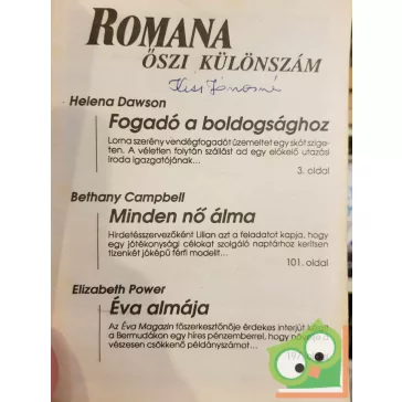 Romana őszi különszám 1993/4