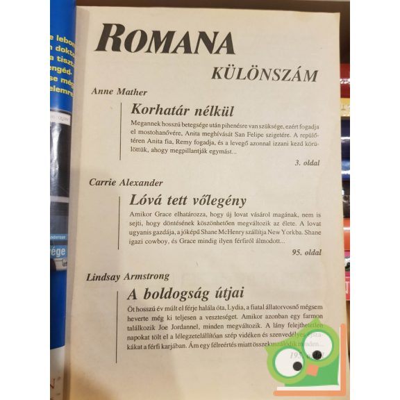 Romana különszám 2002/1