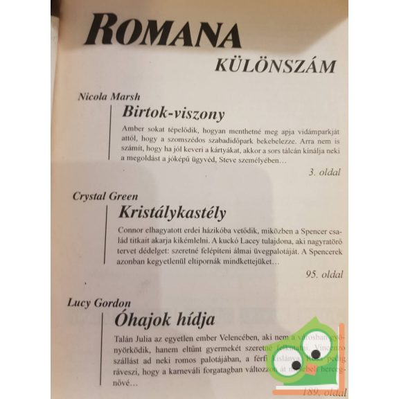 Romana különszám 24. kötet 2007