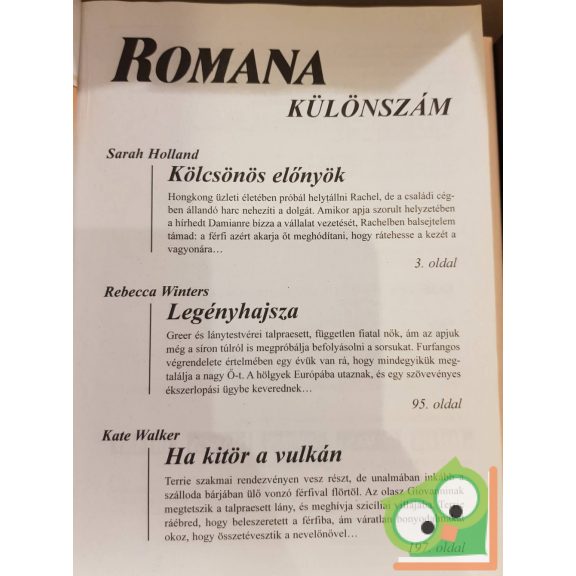 Romana különszám 28. kötet 2008