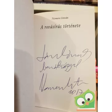 Nemere István: A rovásírás története (Dedikált)