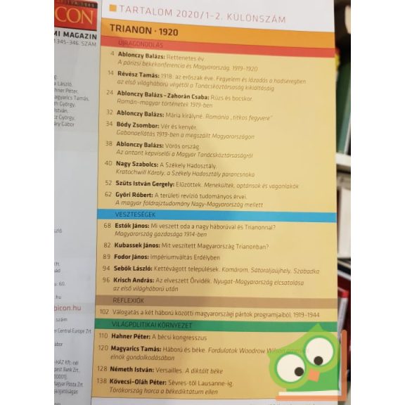 Rubicon dupla különszám 2020/1-2