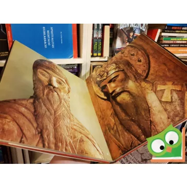 N. Pomepancev: Russian wooden sculpture - Orosz faszobrok
