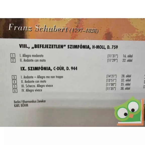 Schubert - Népszabadság Filharmónia - Klasszikusok sorozata (CD melléklettel)