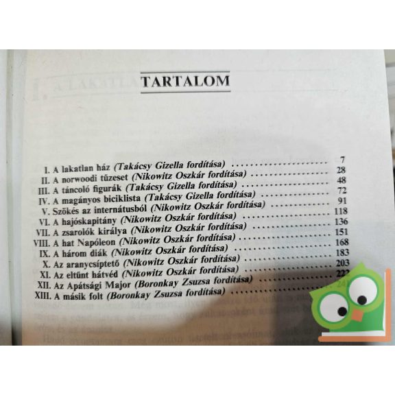 Arthur Conan Doyle: Sherlock Holmes visszatér (Sherlock Holmes történetei 6.) 