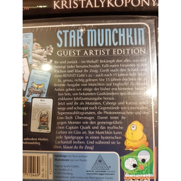 Munchkin kártyajáték - Star Munchkin Guest Artist Edition (német nyelvű) fóliás