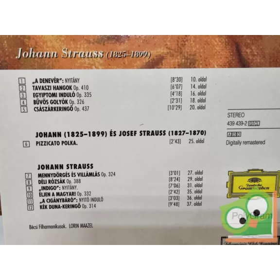 Strauss - Népszabadság Filharmónia - Klasszikusok sorozata (CD melléklettel)