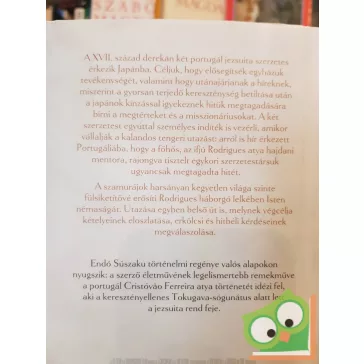 Endo Suszaku: Némaság (filmes boritóval)