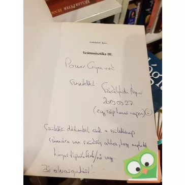   Székelyhidi Ágnes: Számmisztika III. - Párkapcsolat a számok tükrében (Ritka) (Dedikált)