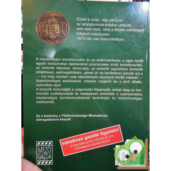 Gere - Soós - Szász: A szarvasmarha mesterséges termékenyítése (Gazdakönyvtár) (nagyon ritka)