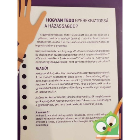 Andrew G. Marshall: Szeretlek, de miért én vagyok mindig az utolsó? (gyereknevelés) (újszerű)