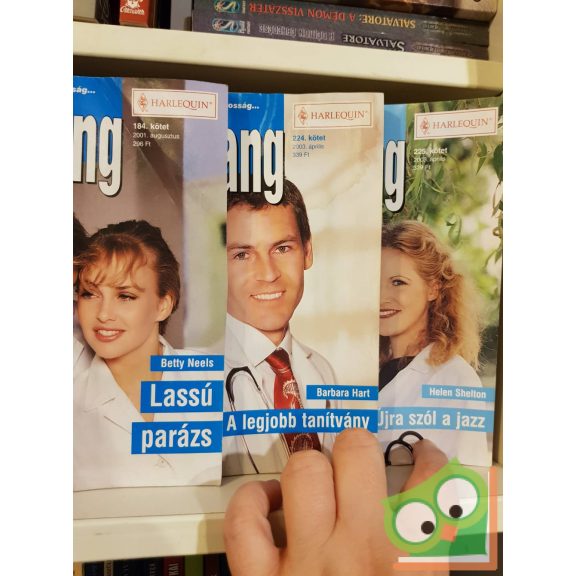 3 db vékony Szívhang (184, 224, 225) (orvosi, kórházi romantikus történetek)