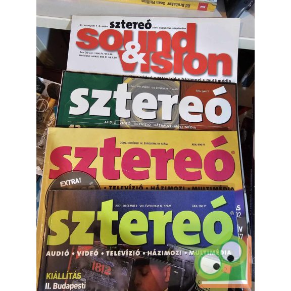 Sztereó magazin csomag - 4 db