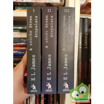   E. L. James: A szürke ötven árnyalata (trilógia, 3 kötet együtt)
