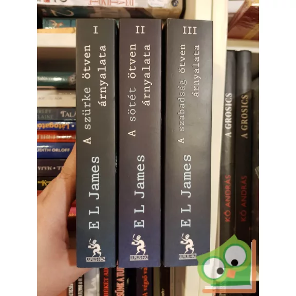 E. L. James: A szürke ötven árnyalata (trilógia, 3 kötet együtt)