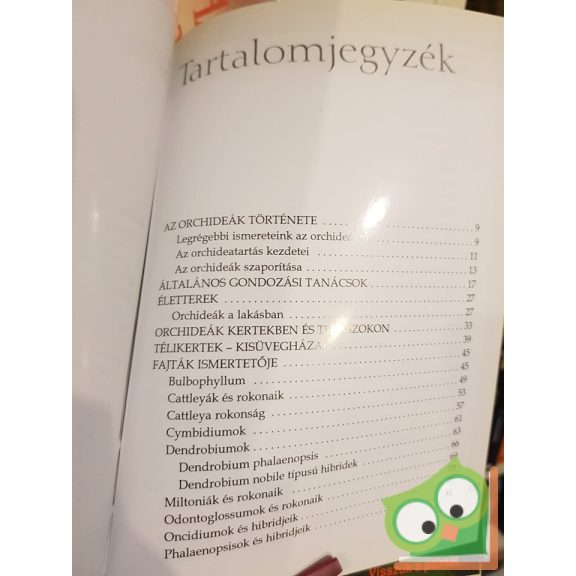 Tátrai Zsuzsa: Orchideák (második, bővített kiadás, RITKA)