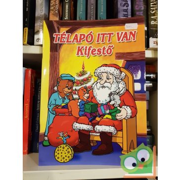 Télapó itt van - kifestő
