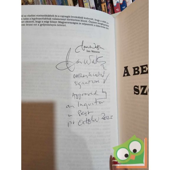 Ian Watson: Ian Watson teljes Warhammer 40000 univerzuma (Inkvizítor-trilógia 1-3.) Dedikált (ritka)