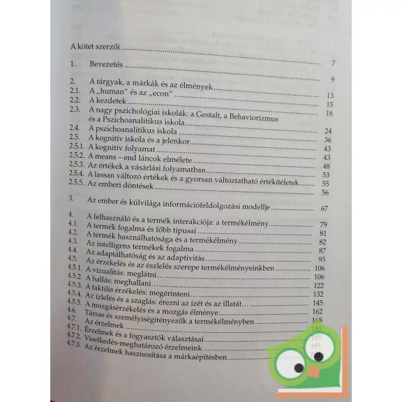 Becker György,  Izsó Lajos: Termékélmény