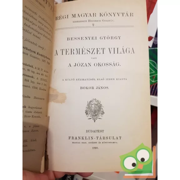 Heinrich Gusztáv (szerk.): A természet világa