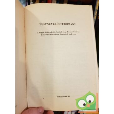 Testneveléstudomány