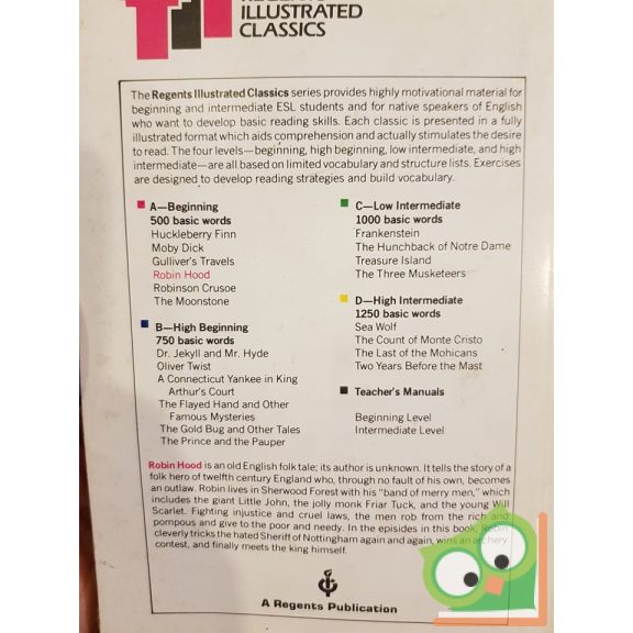 Alexandre Dumas: The Count of Monte Cristo (Regents Illustrated Classic Level D) (Képregény)