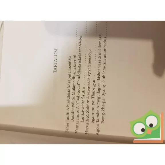 Agócs Tamás,  Fehér Judit, Hamar Imre,  Horváth Z. Zoltán: Tibeti buddhista filozófia