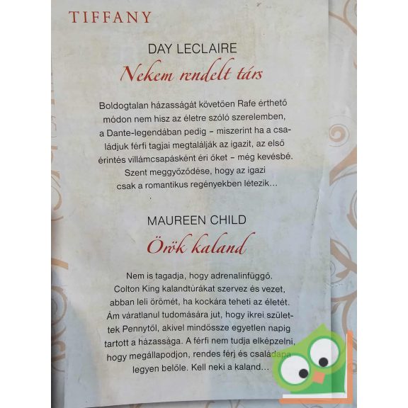 Tiffany dupla szám 2016/315-316 (A Dante-legenda 6.)