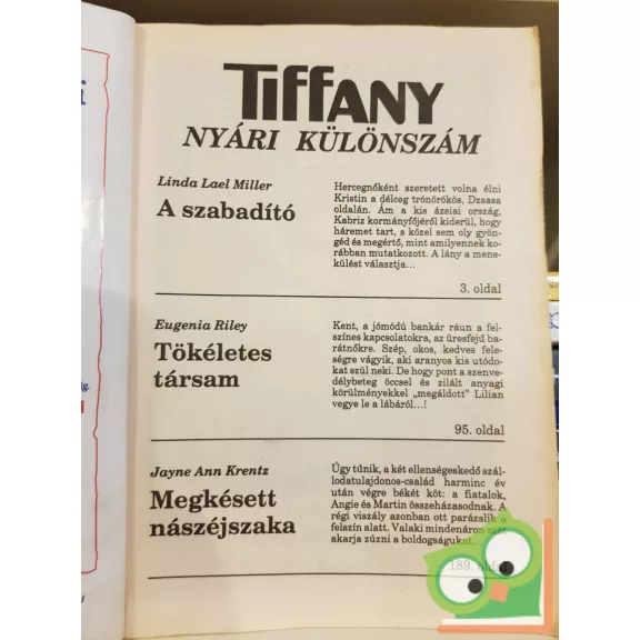 Tiffany nyári különszám 1994/3.