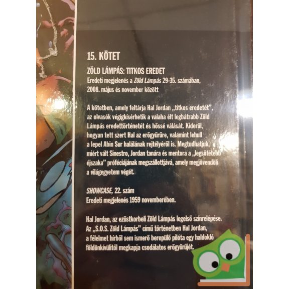 Geoff Johns: Titkos eredet (Zöld Lámpás 6.)  (DC 15.kötet) fóliás