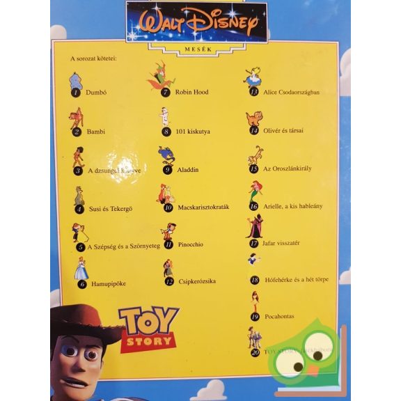 Toy Story - Játékháború ( klasszikus Disney Mesék sorozat 20.) (nagyon ritka)