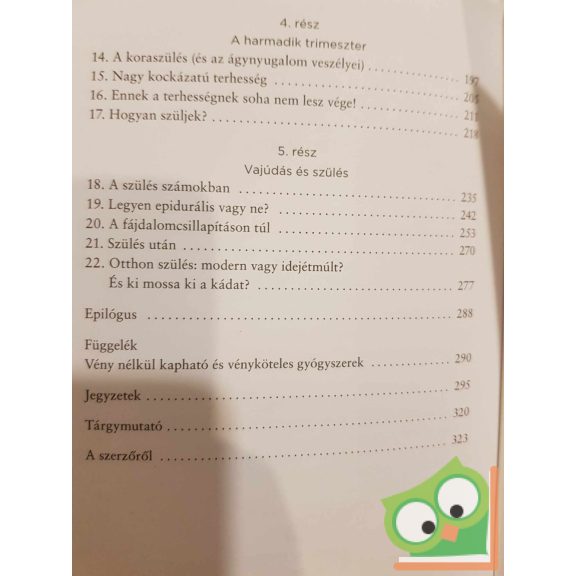 Emily Oster: Tudatos babavárás - A felkészült és nyugodt várandósságért