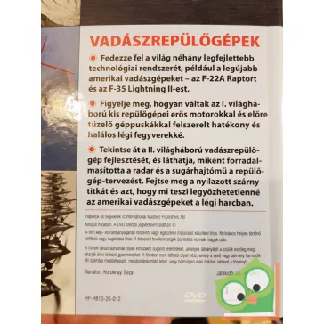   Vadászrepülőgépek  (Háborúk és fegyverek 17) (kiskönyv plusz DVD)