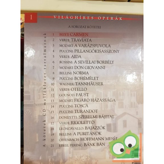 Wolfgang Amadeus Mozart: Varázsfuvola (Világhíres Operák 3. CD-vel)