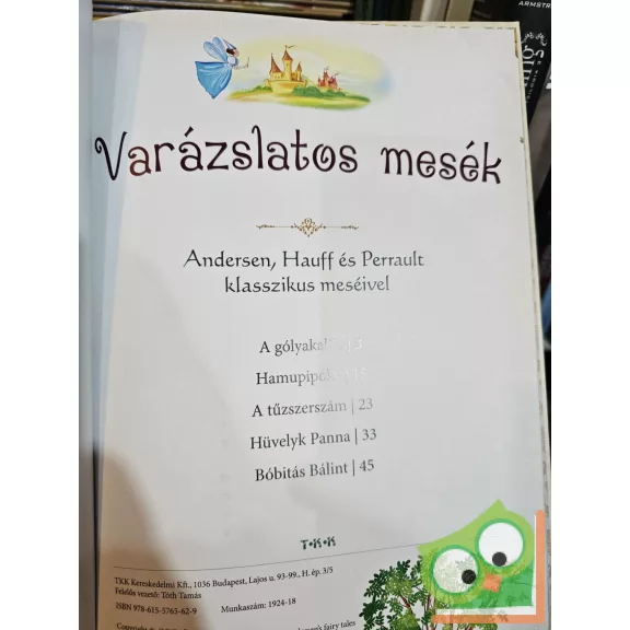 Hans Christian Andersen, Wilhelm Hauff, Charles Perrault: Varázslatos mesék