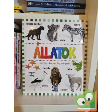 Állatok - vidám, képes lapozgató (keménylapos, új)