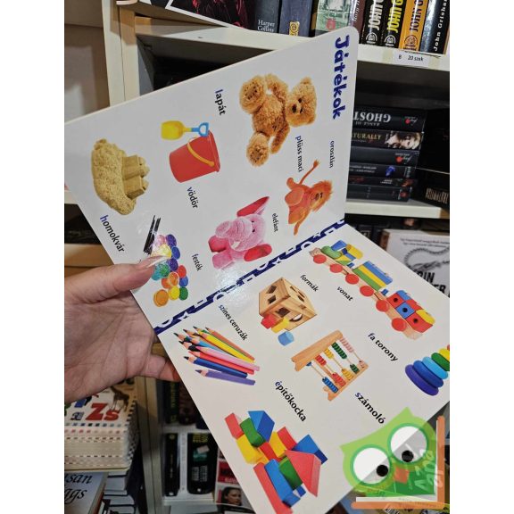 Első szavaim - vidám, képes lapozgató (keménylapos, új)