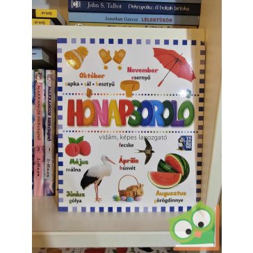   Hónapsoroló - vidám, képes lapozgató (keménylapos, új)