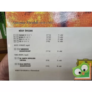   Vivaldi - Népszabadság Filharmónia - Klasszikusok sorozata (CD melléklettel)