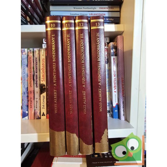 Wass Albert: A funtineli boszorkány I-IV. (Díszkiadás, 10-13.) (nagyon ritka)