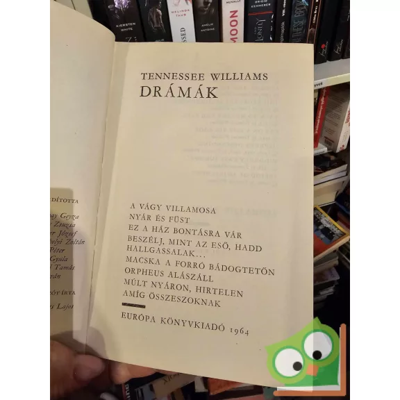 Tennessee Williams: Drámák